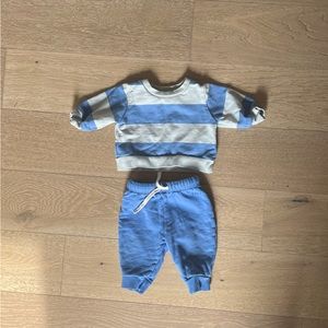 6 Month Sweatshirt and Sweatpants Matching Set